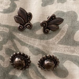 Old Pawn Sterling Screw Backs